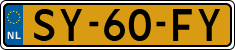 License plate of the Netherlands, Cars