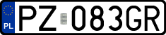 License plates of Poland, Regular car plates