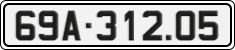 License plate of Vietnam, Cars