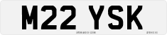 License plate of the United Kingdom, 1983 year system