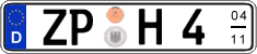 German license plate, Seasonal plates