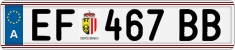 License plate of Austria, Regular plates