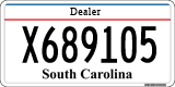South Carolina, Dealer (X123456)