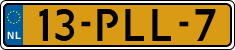 License plate of the Netherlands, Cars