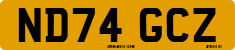 License plate of the United Kingdom, 2001 year system