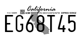 California, Temporary (AB12C34)