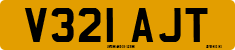 License plate of the United Kingdom, 1983 year system