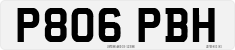 License plate of the United Kingdom, 1983 year system