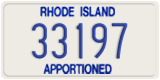 Rhode Island, Apportioned