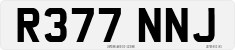 License plate of the United Kingdom, 1983 year system