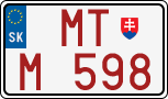 License plate of Slovakia, Dealer