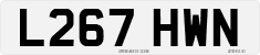 License plate of the United Kingdom, 1983 year system