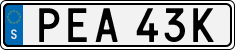 License plate of Sweden, Regular plates
