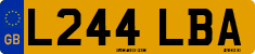 License plate of the United Kingdom, 1983 year system