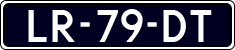 License plate of the Netherlands, Cars