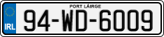 License plate of Ireland, Regular plates
