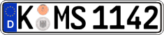 German license plate, Regular plates