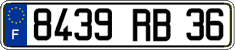 French license plate, FNI