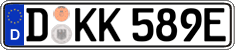 German license plate, Electric vehicles