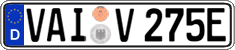 German license plate, Electric vehicles
