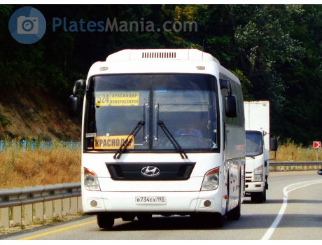 в734ех193, Hyundai Universe