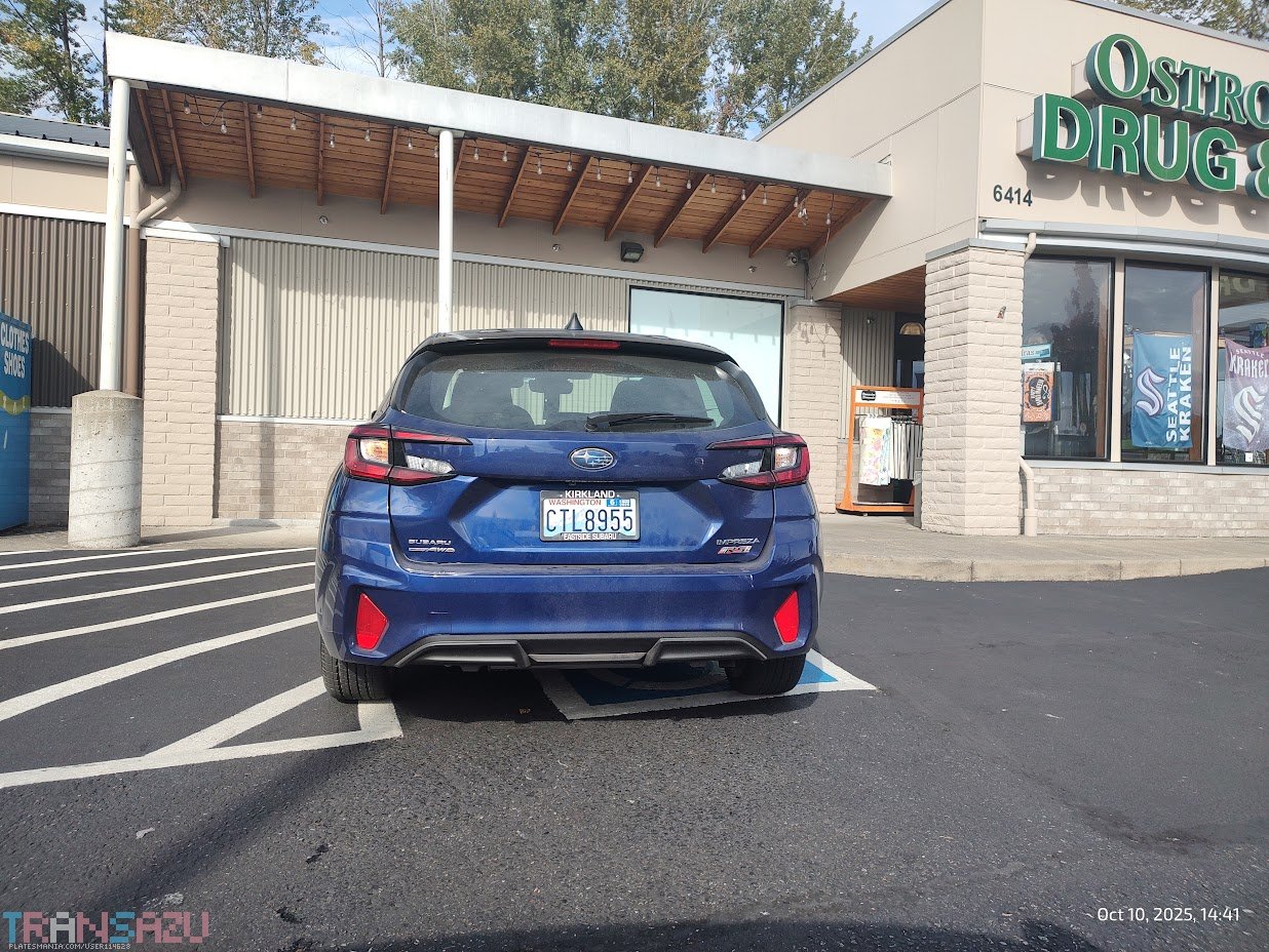 CTL8955, Subaru Impreza 6th gen Hatch (GU), 2023–