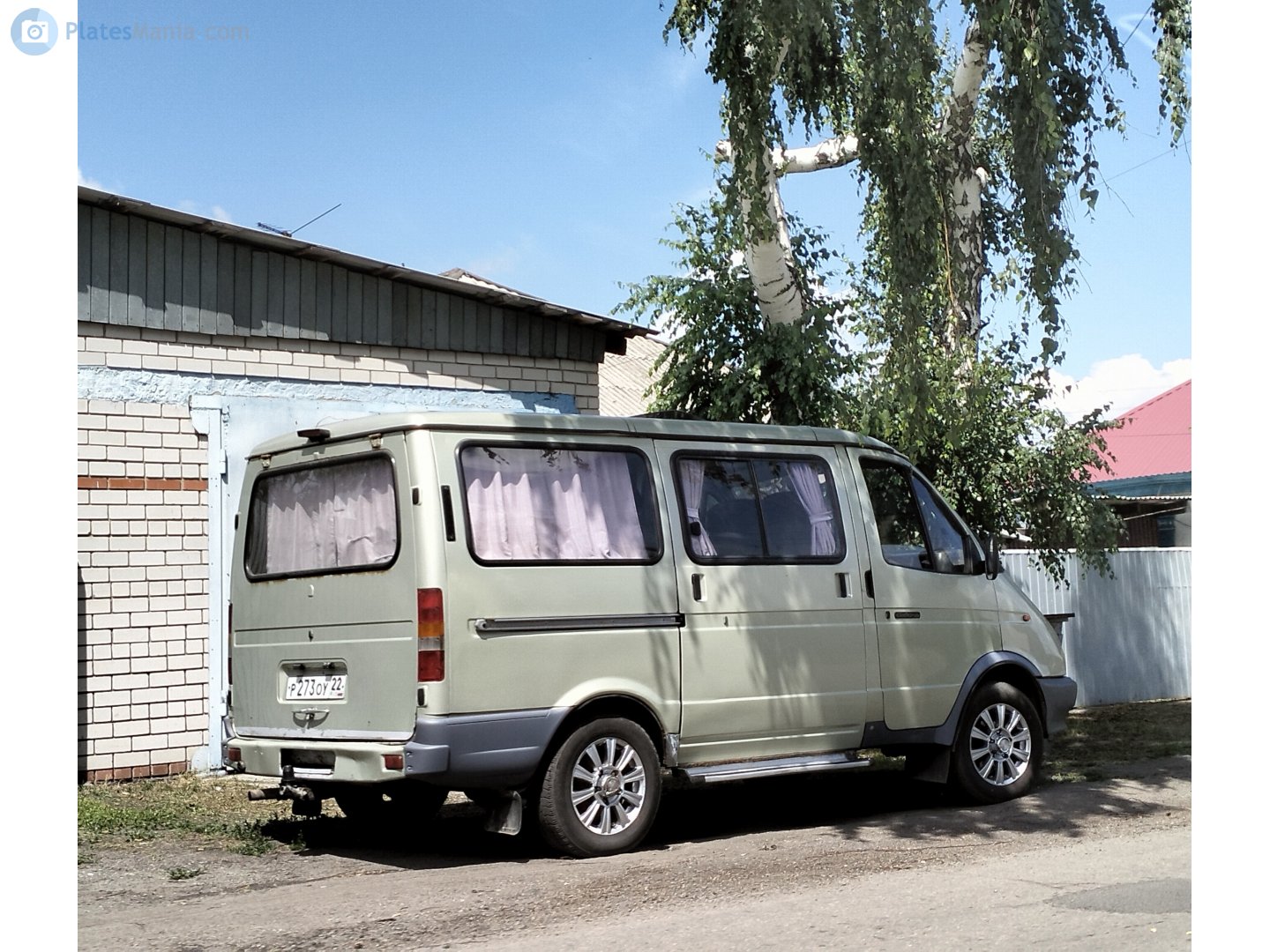 р 273 оу 22, GAZ Соболь (Sobol) 2217 Minibus, 1998–2003