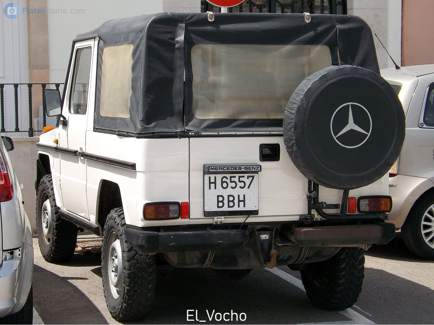 H 6557 BBH, Mercedes-Benz G-Klasse 1st gen 3-door Convertible SUV (W460/W461; Utility-spec), 1979–2001