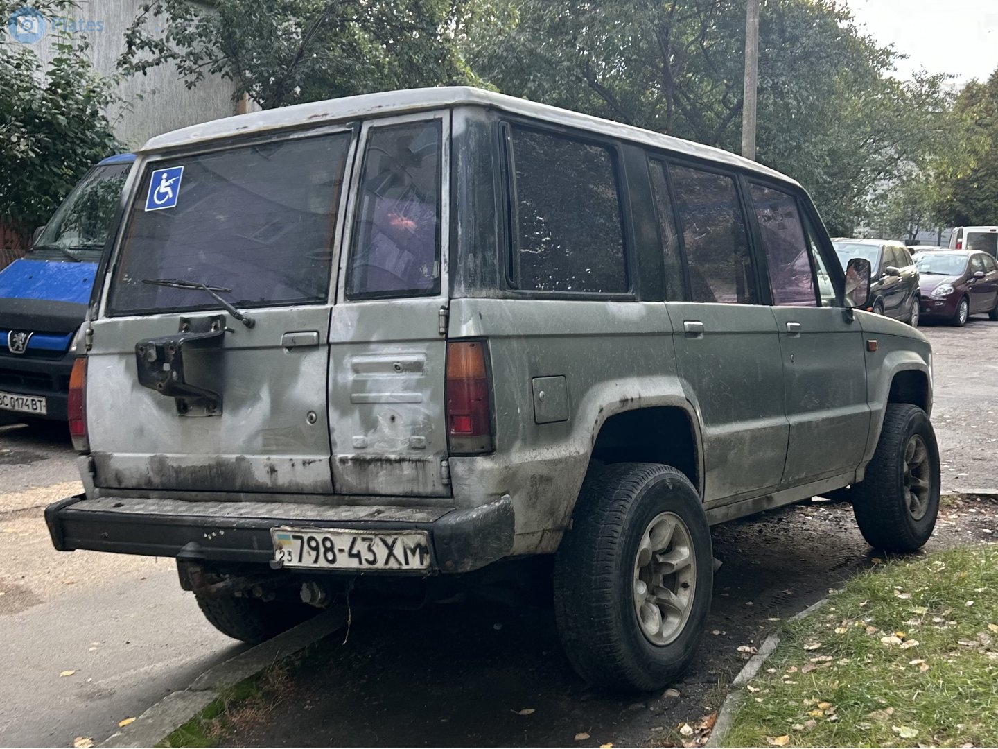 23 798-43 XM, Isuzu Trooper 1st gen, 5-door, 1981-1991