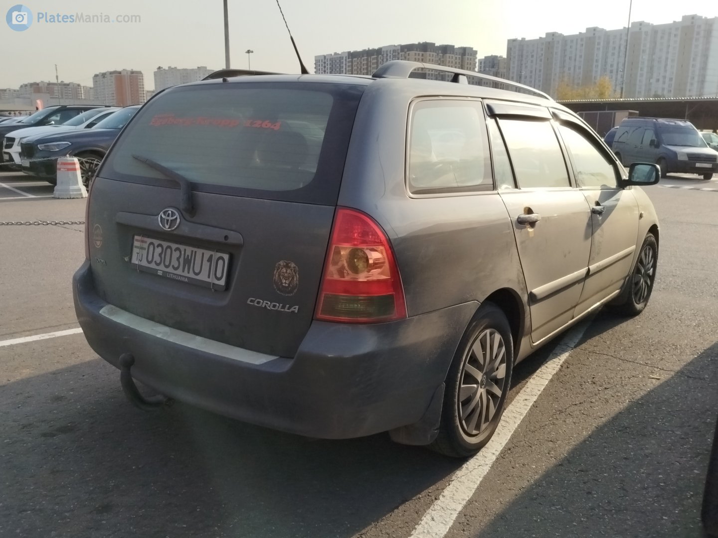 0303WU10, Toyota Corolla 9th gen Wagon (E120; Global-market), 2001–2007