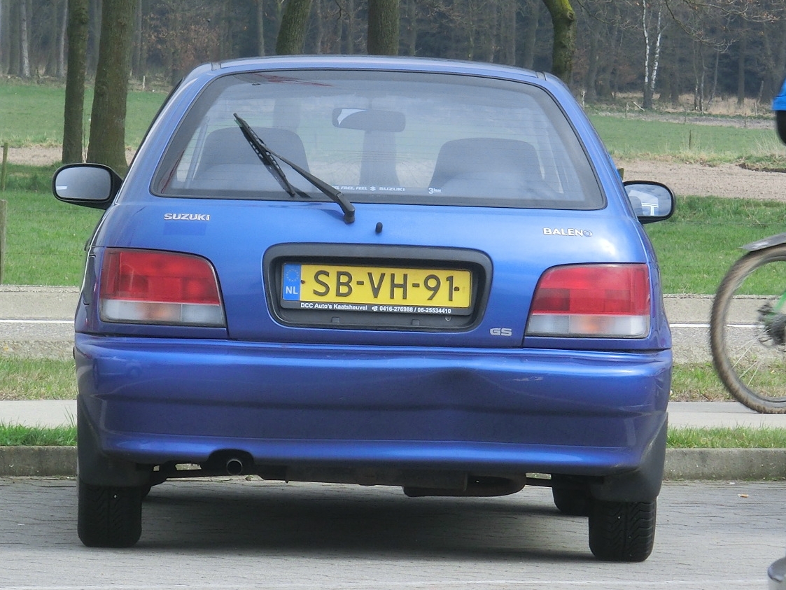 SB-VH-91, Suzuki Baleno 1st gen Hatch (EG), 1995–2002