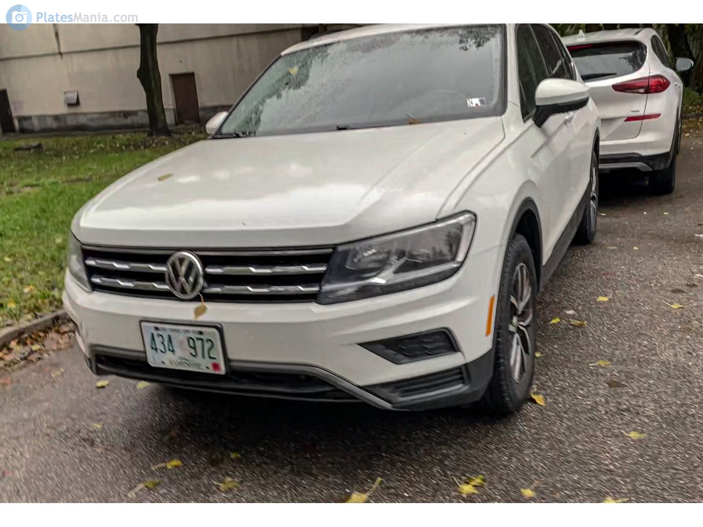 434 972, License plate without vehicle 