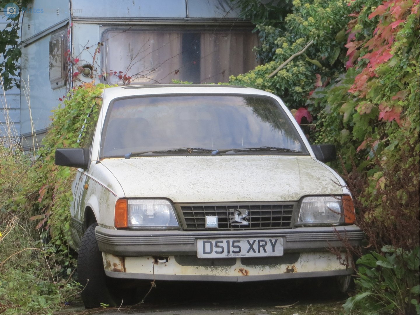 D515XRY, Vauxhall Cavalier 2nd gen 4-door Sedan, 1981–1988