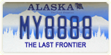 Alaska, Vanity Plates