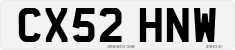 License plate of the United Kingdom, 2001 year system