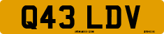License plate of the United Kingdom, 1983 year system