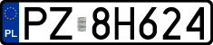 License plates of Poland, Regular car plates