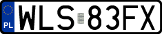 License plates of Poland, Regular car plates