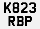 License plate of the United Kingdom, 1983 year system