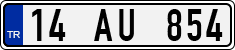 License plate of Turkey, Regular plates