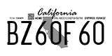 California, Temporary (AB12C34)