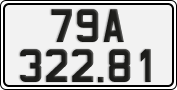 License plate of Vietnam, Cars