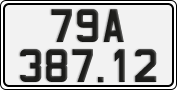 License plate of Vietnam, Cars