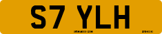 License plate of the United Kingdom, 1983 year system