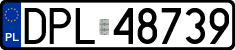License plates of Poland, Regular car plates