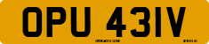 License plate of the United Kingdom, 1963 year system