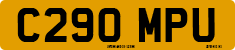 License plate of the United Kingdom, 1983 year system