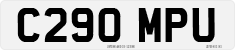 License plate of the United Kingdom, 1983 year system