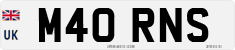 License plate of the United Kingdom, 1983 year system
