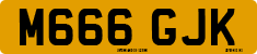 License plate of the United Kingdom, 1983 year system